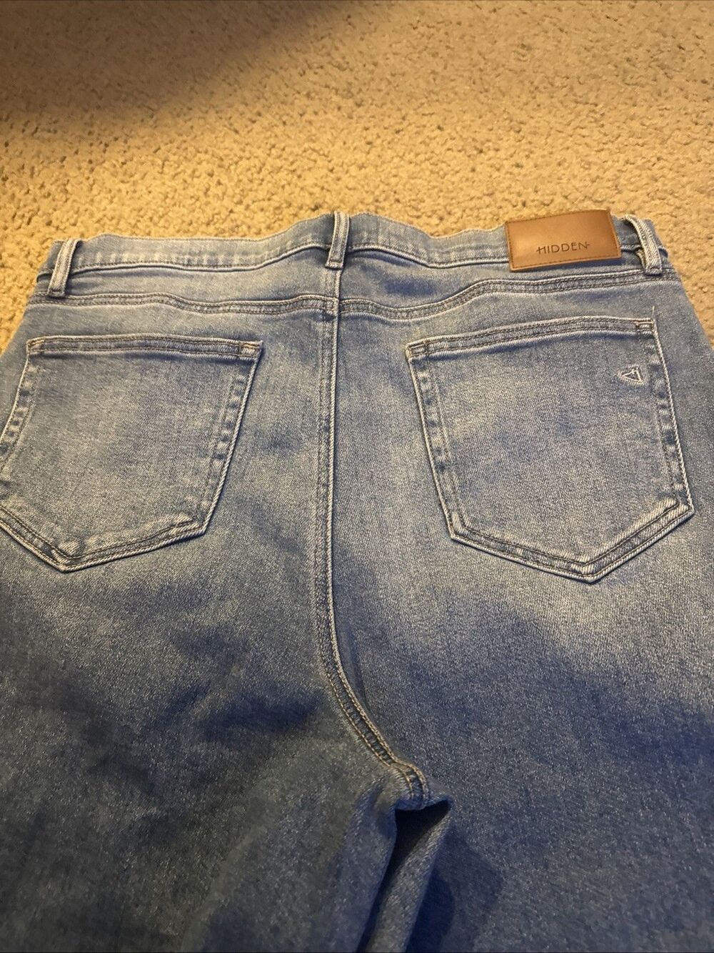 Hidden Womens Size 34 Blue Denim High Rise Jeans - Picture 13 of 15